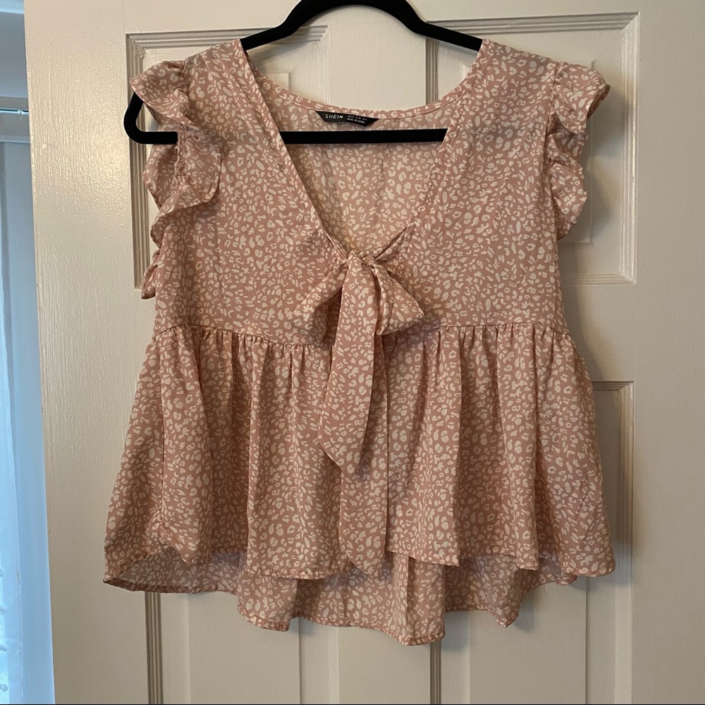 SHEIN: Set of 2 Tie-Front Blouses